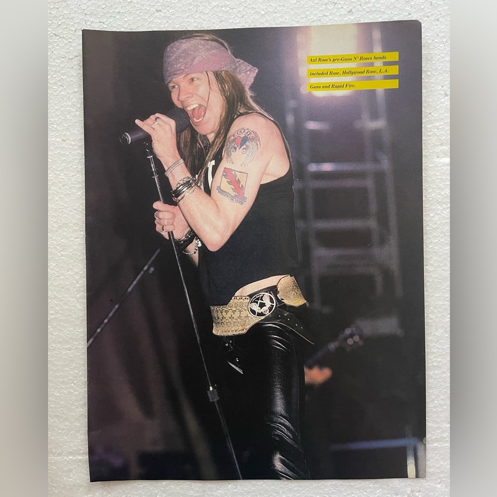 Rockstar Axl Rose Pinup
